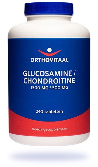 Foto van Orthovitaal glucosamine/chondroitine 1500/500 mg tabletten