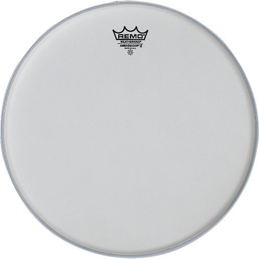 Foto van Remo ax-0113-00 ambassador x coated 13 inch tom/snaredrumvel