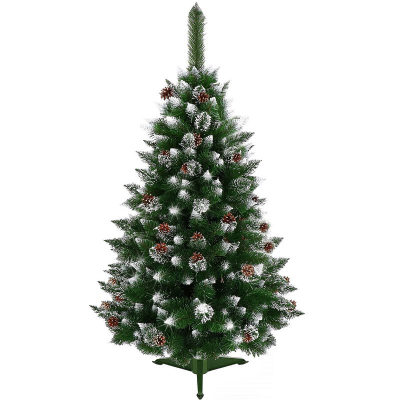 Foto van Kunstkerstboom diamond pine 200 cm zonder verlichting