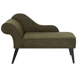 Foto van Beliani biarritz - chaise longue-groen-polyester