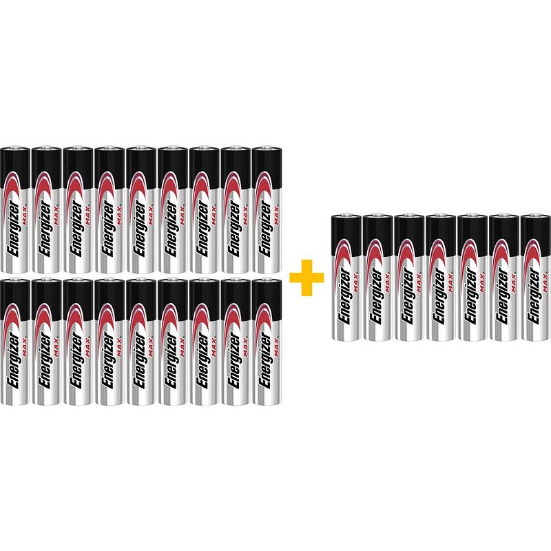 Foto van Aaa batterij (potlood) energizer max alkaline 1.5 v 24 stuk(s)