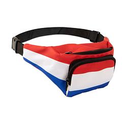 Foto van Heuptasje voor volwassenen - verkleed artikel - nederlandse vlag kleuren print - verkleedtassen