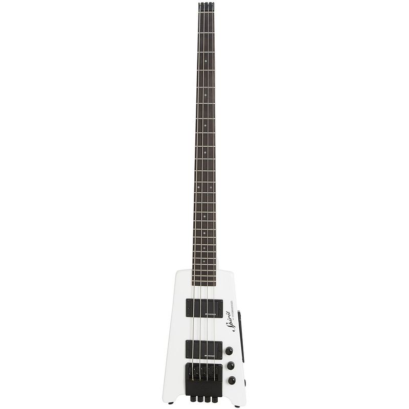 Foto van Steinberger spirit xt-2 standard bass white headless elektrische basgitaar met gigbag