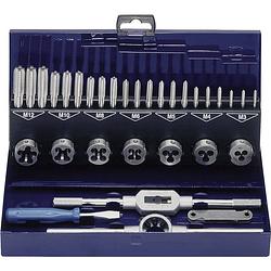 Foto van Eventus by exact 10711 schroefdraad reparatieset 32-delig hss metrisch m3, m4, m5, m6, m8, m10, m12