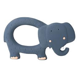 Foto van Trixie bijt- en badspeelgoed mrs. elephant 13 cm rubber blauw