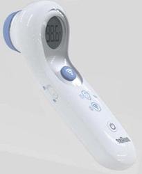 Foto van Braun ntf3000we digitale thermometer blauw