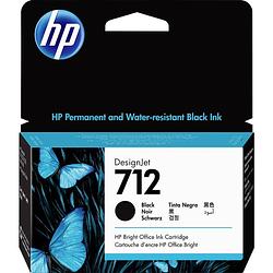 Foto van Hp cartridge 712 origineel single zwart 3ed70a