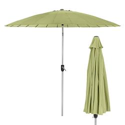 Foto van Parasol shanghai ø 270 cm groen in aluminium en polyester ml-design