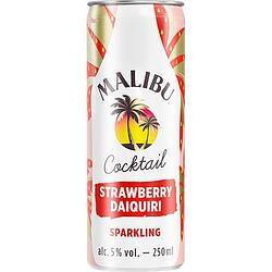Foto van Malibu cocktail strawberry daiquiri sparkling blik 250ml bij jumbo