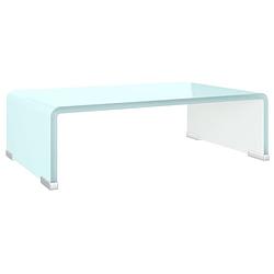 Foto van Vidaxl tv-meubel/monitorverhoger 40x25x11 cm glas groen groen