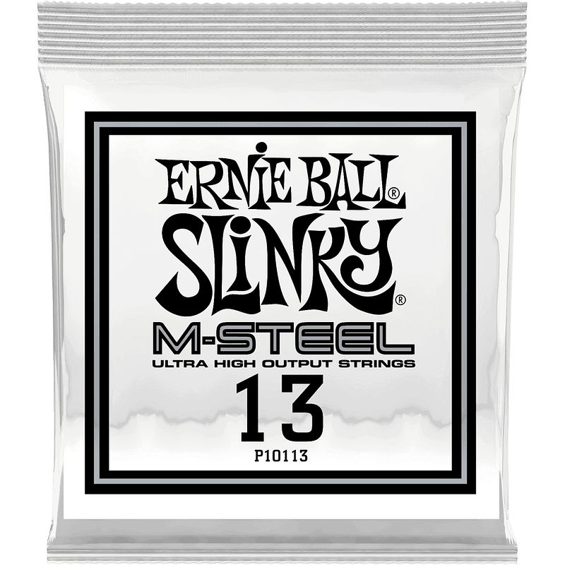 Foto van Ernie ball 10113 .013 slinky m-steel losse snaar voor elektrische gitaar