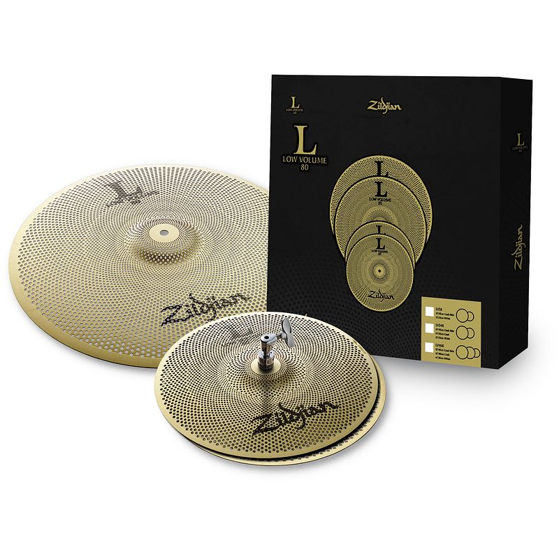 Foto van Zildjian low volume 38 bekkenset 13-18