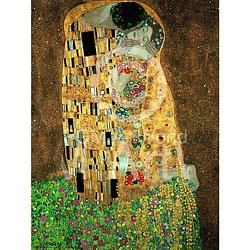 Foto van Gustav klimt - der kuss kunstdruk 60x80cm