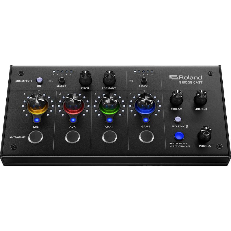 Foto van Roland bridge cast gaming audio mixer