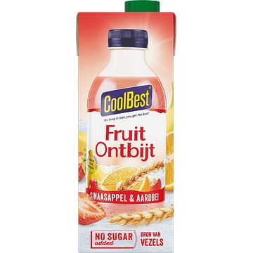 Foto van Coolbest fruitontbijt sinaasappelaardbei 750ml bij jumbo