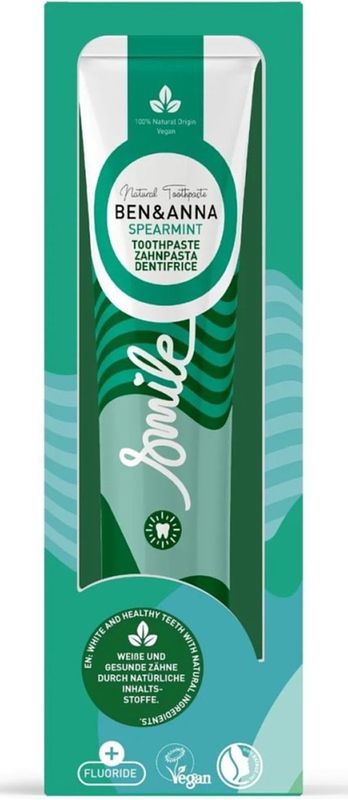 Foto van Ben & anna spearmint toothpaste