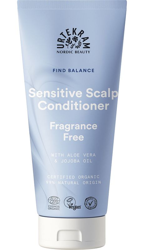 Foto van Urtekram sensitive scalp conditioner geurvrij