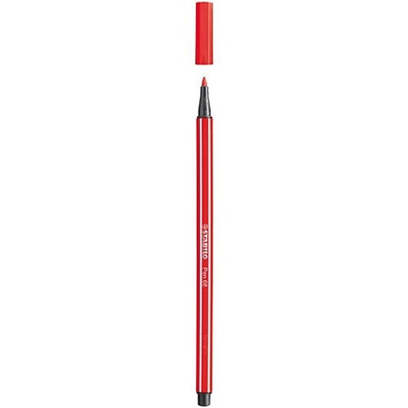 Foto van Stabilo pen 68/48 rood