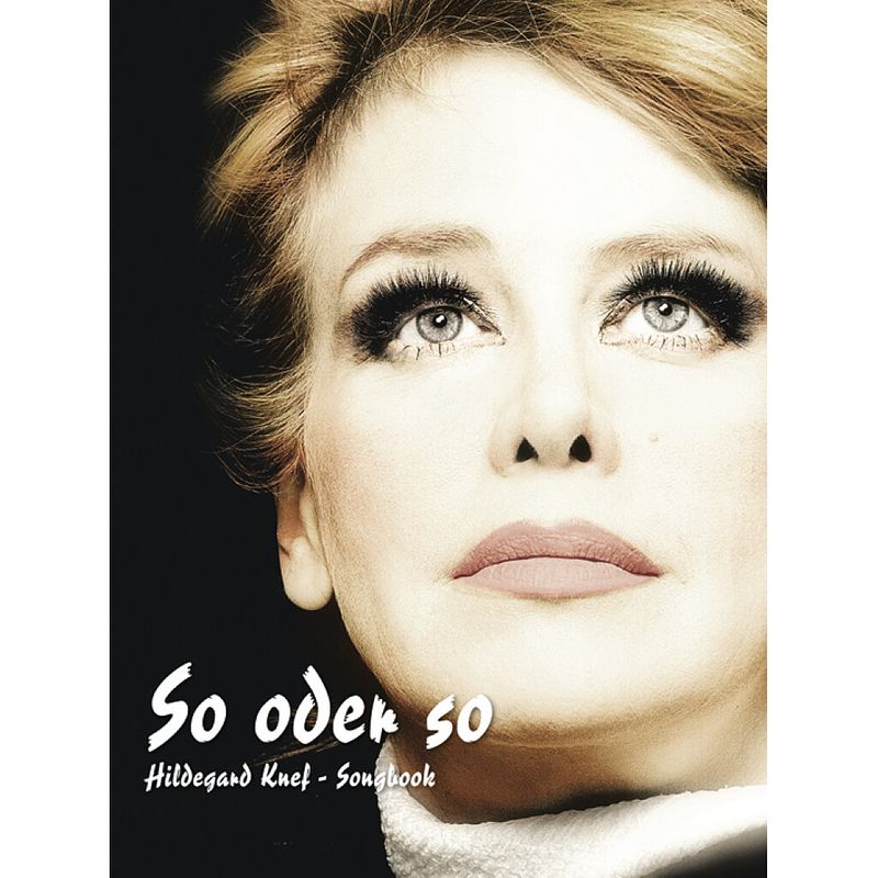 Foto van Bosworth hildegard knef: so oder so songboek voor piano, gitaar en zang