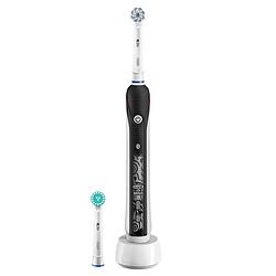 Foto van Oral-b elektrische tandenborstel smartseries teen zwart - 3 poetsstanden