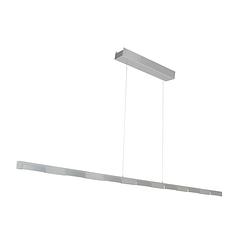 Foto van Steinhauer bloc hanglamp - ingebouwd (led) - staal en transparant