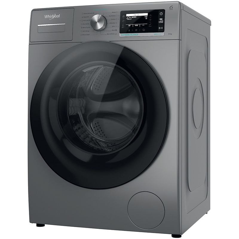 Foto van Whirlpool w7 99s silence ee wasmachine zilver