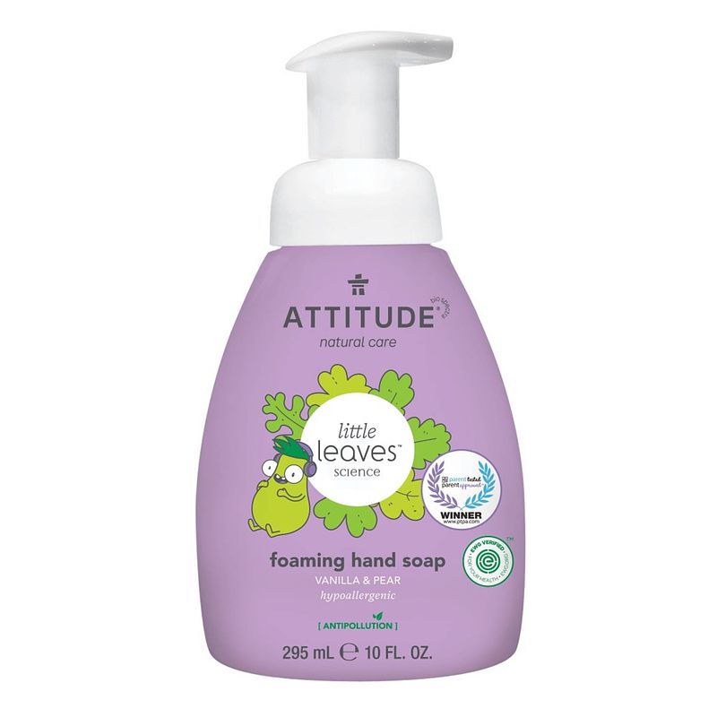 Foto van Attitude little leaves foaming handsoap - vanilla & pear