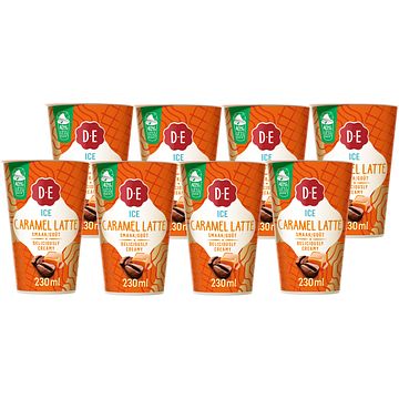 Foto van Douwe egberts ice caramel latte ijskoffie 8 x 230ml bij jumbo