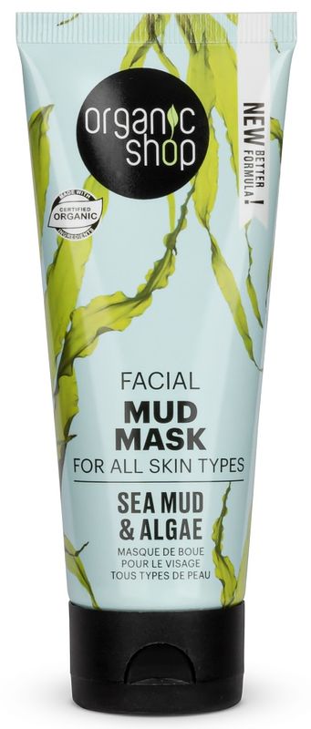 Foto van Organic shop sea mud & algae facial mask