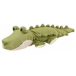 Foto van Warmies warmteknuffel krokodil 48 cm groen
