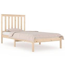 Foto van The living store bedframe massief grenenhout 90x200 cm - bed