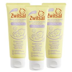 Foto van Zwitsal - extra gevoelig huidje - 2 in 1 baby zalf - 3 x 75ml - voordeelpack