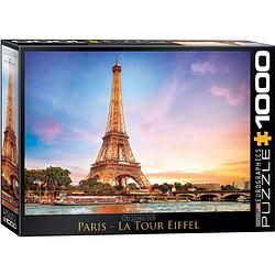 Foto van Eurographics puzzel paris la tour eiffel - 1000 stukjes