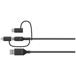 Foto van Otterbox mobiele telefoon kabel [1x usb-a - 1x lightning, usb-c, micro-usb] 1.00 m usb-a, lightning, usb-c, micro-usb