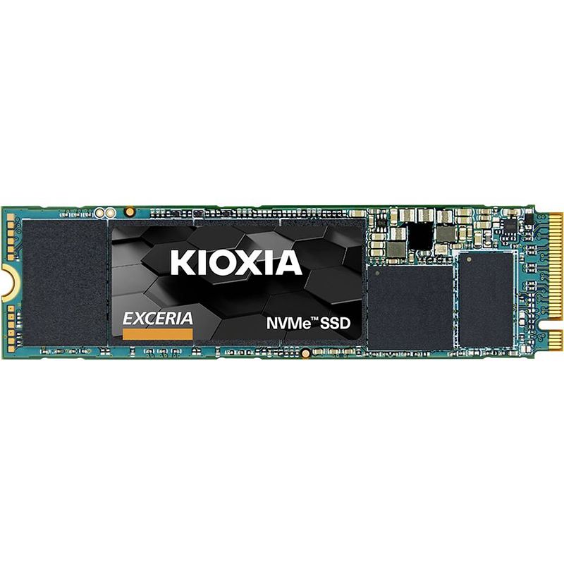 Foto van Kioxia exceria nvme 1 tb nvme/pcie m.2 ssd 2280 harde schijf m.2 nvme pcie 3.0 x4 retail lrc10z001tg8