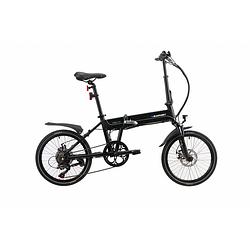 Foto van Blaupunkt elektrische vouwfiets carl 290 20 inch 28 cm unisex 7v v-brakes zwart