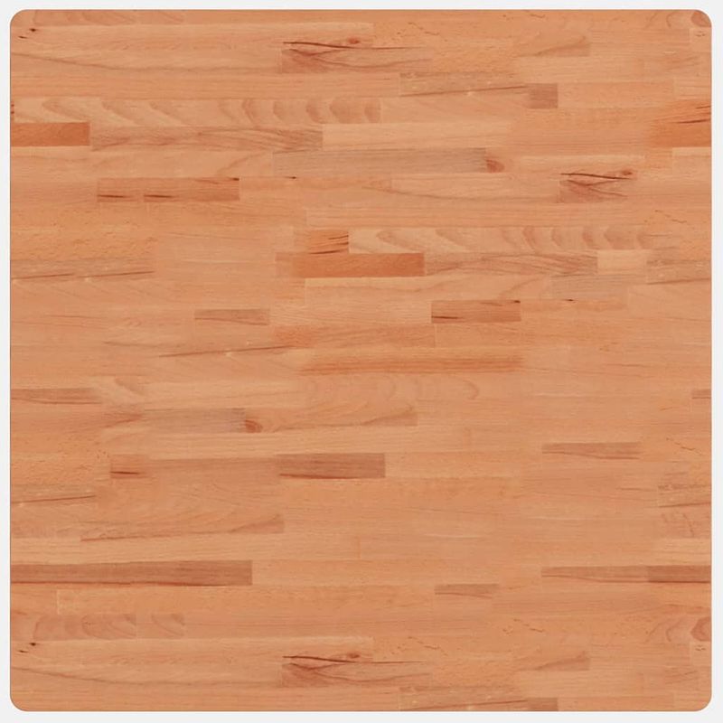 Foto van Vidaxl tafelblad vierkant 80x80x2,5 cm massief beukenhout