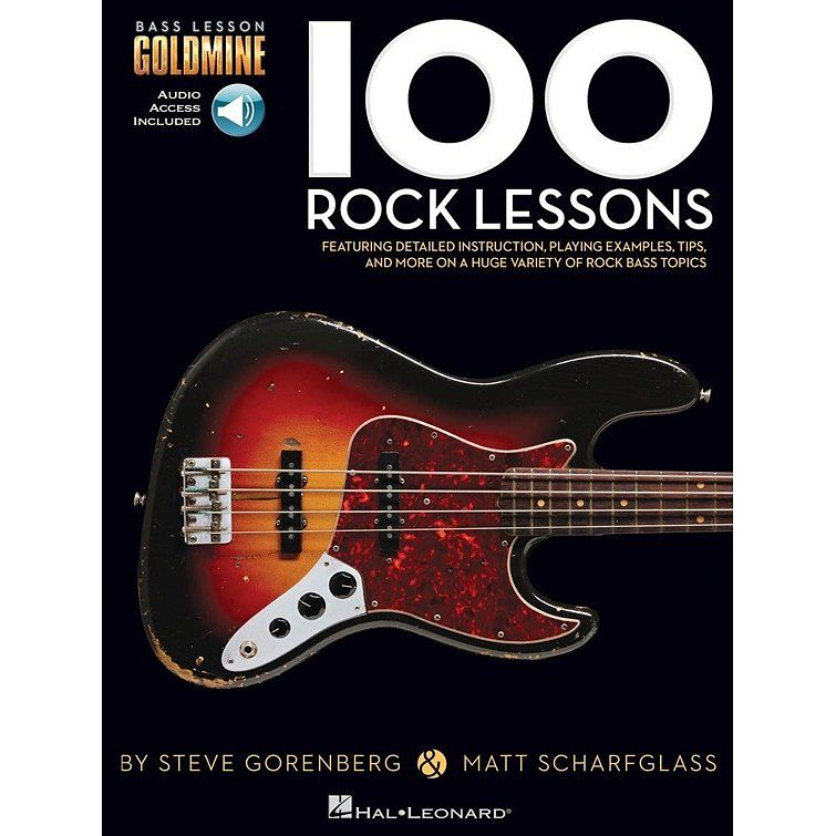 Foto van Hal leonard - bass lesson goldmine: 100 rock lessons