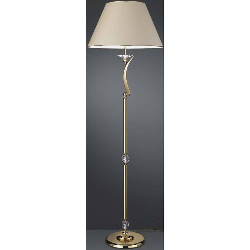 Foto van Brumberg stella 830593 staande lamp e27 60 w goud