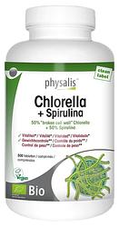 Foto van Physalis chlorella + spirulina tabletten