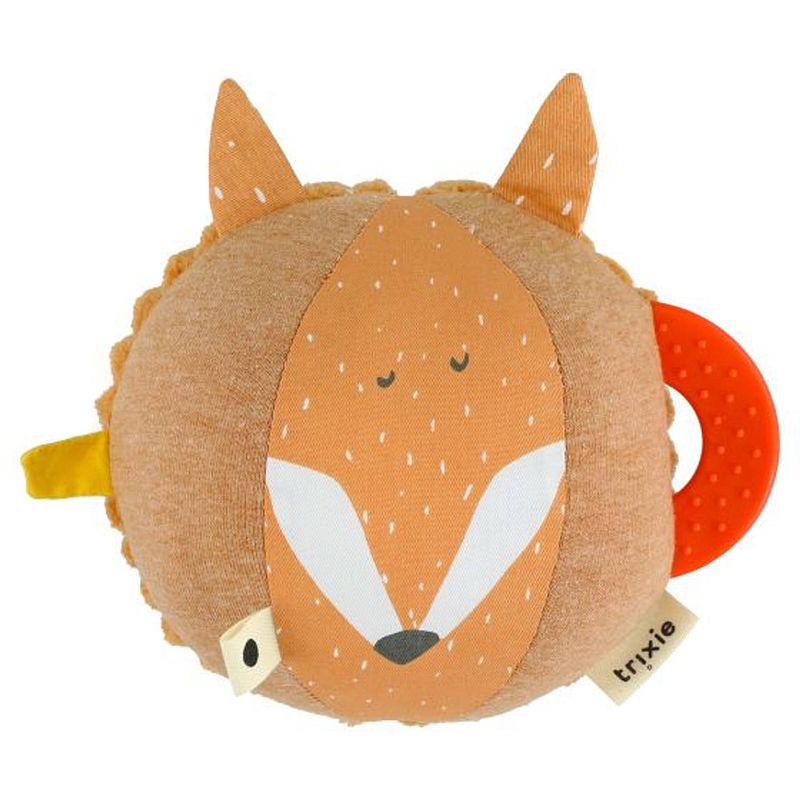 Foto van Trixie speelbal mr. fox junior 18 x 20 cm katoen/polyester oranje