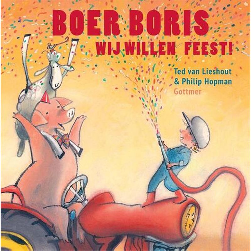 Foto van Boer boris, wij willen feest!