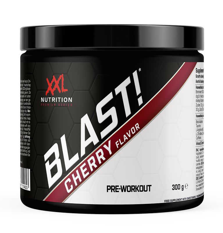 Foto van Xxl nutrition blast! pre workout - cherry