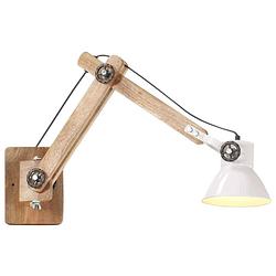 Foto van Vidaxl wandlamp industrieel rond e27 wit