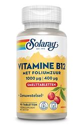 Foto van Solaray vitamine b12 met foliumzuur