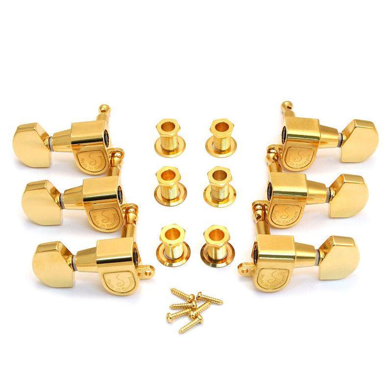 Foto van Schaller m6 180 3l/3r gold stemmechanieken voor gitaar