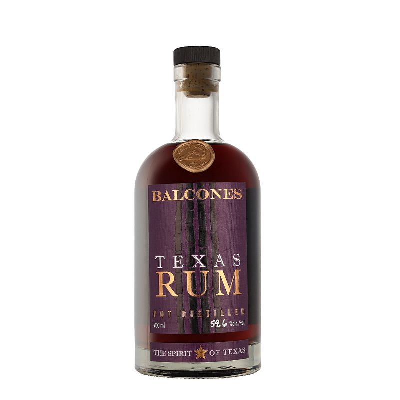 Foto van Balcones texas rum pot distilled 70cl