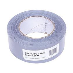 Foto van Veba duct tape - reparatietape - zilver - 50 meter x 48 mm - tape (klussen)