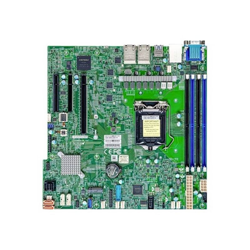 Foto van Supermicro mbd-x12sth-ln4f-o moederbord socket intel 1200 vormfactor micro-atx