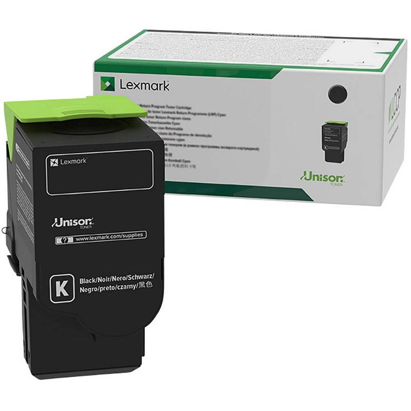 Foto van Lexmark recycling toner c2425 c2535 mc2425 mc2535 mc2640 c252uk0 origineel zwart 8000 bladzijden